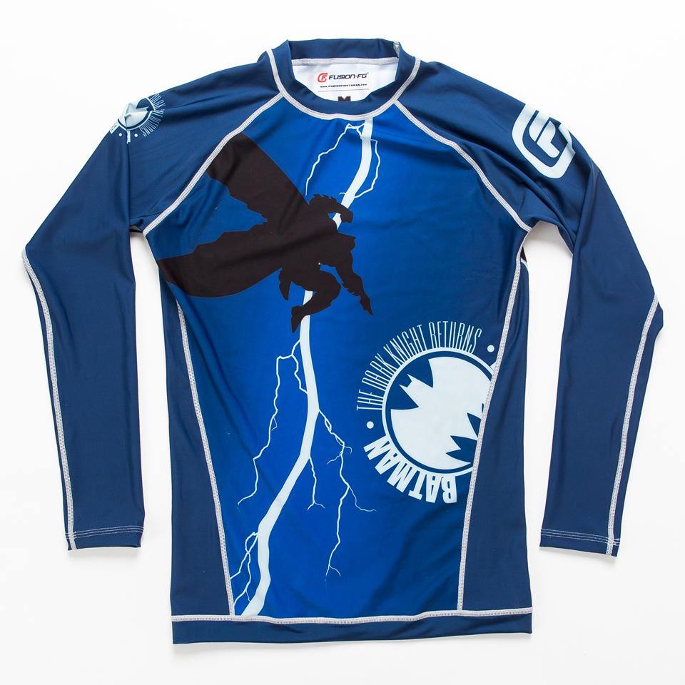 {{product.type}} - ADULTS Batman The Dark Knight Returns Rash Guard - Long Sleeve - Pancho Michael {{ shop.address.country }}