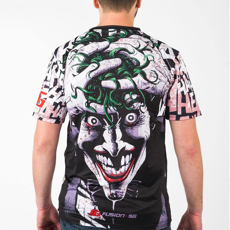 {{product.type}} - ADULTS Batman The Killing Joker Loose Fit Rash Guard - Short Sleeve - Pancho Michael {{ shop.address.country }}