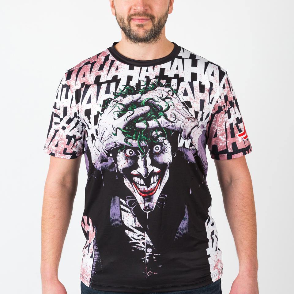 {{product.type}} - ADULTS Batman The Killing Joker Loose Fit Rash Guard - Short Sleeve - Pancho Michael {{ shop.address.country }}