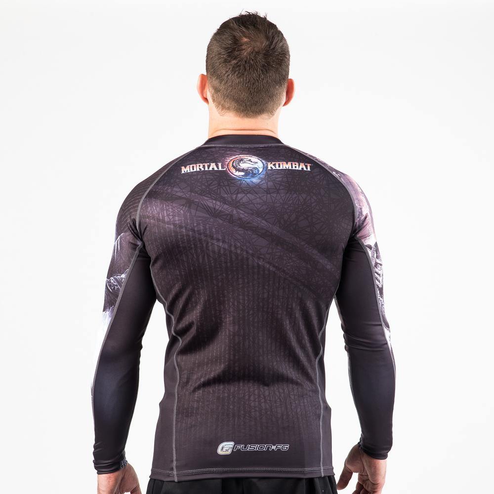 {{product.type}} - ADULTS Mortal Kombat Sub Zero vs. Scorpion Rash Guard - Long Sleeve - Pancho Michael {{ shop.address.country }}