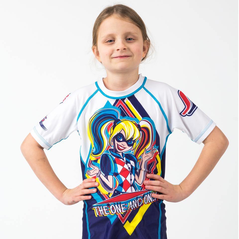 Harley Quinn Rash Guard - Short Sleeve - Pancho Michael