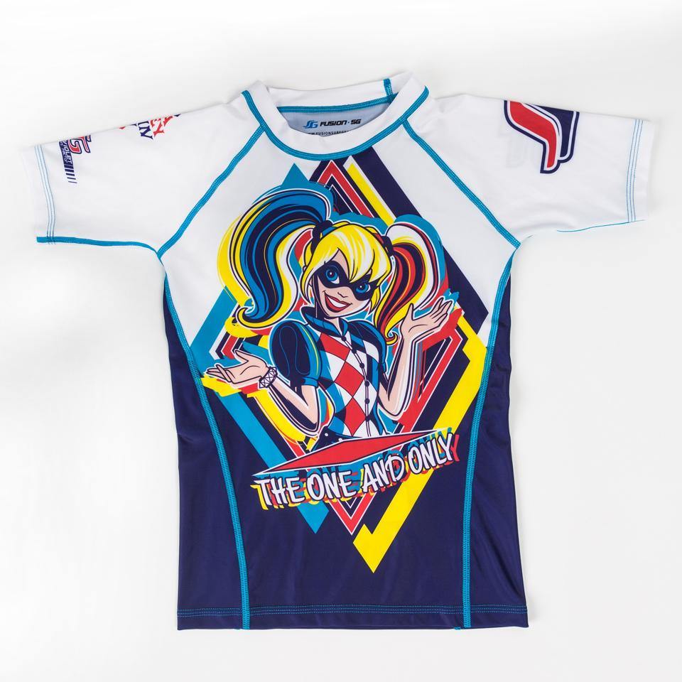 Harley Quinn Rash Guard - Short Sleeve - Pancho Michael