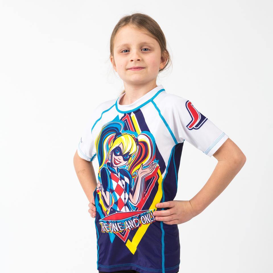 Harley Quinn Rash Guard - Short Sleeve - Pancho Michael