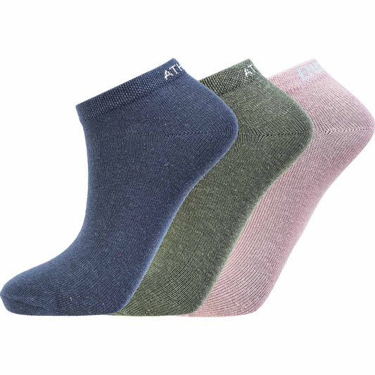 Athlecia Low Cut 3 Pack Socks - Dark Sapphire