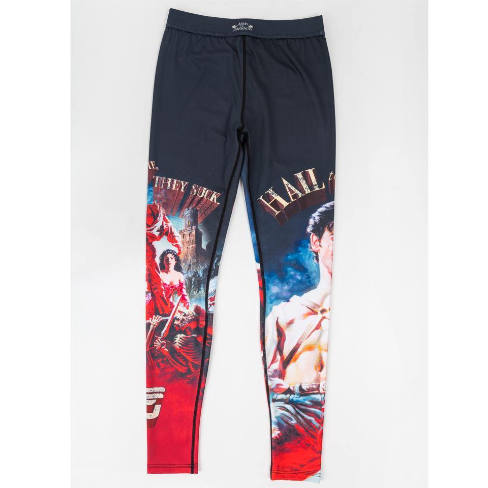 {{product.type}} - Army of Darkness Hail to the King Tights - Pancho Michael {{ shop.address.country }}