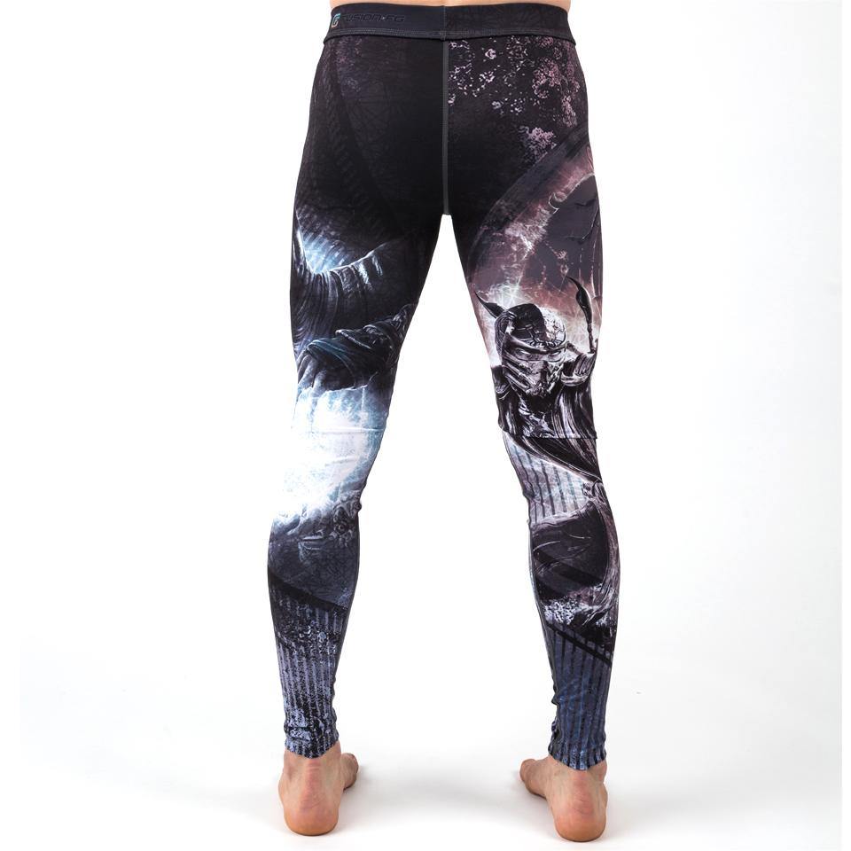 {{product.type}} - Mortal Kombat Sub Zero vs. Scorpion Rash Tights - Pancho Michael {{ shop.address.country }}