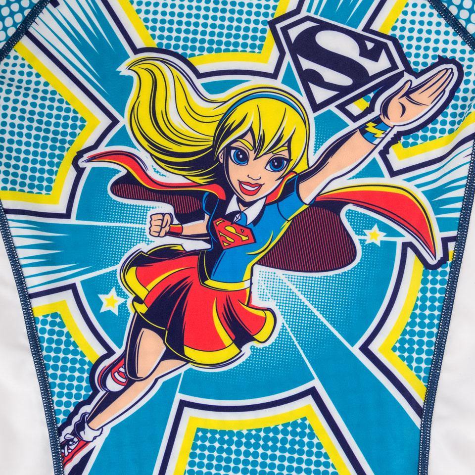 {{product.type}} - Supergirl Rash Guard - Short Sleeve - Pancho Michael {{ shop.address.country }}